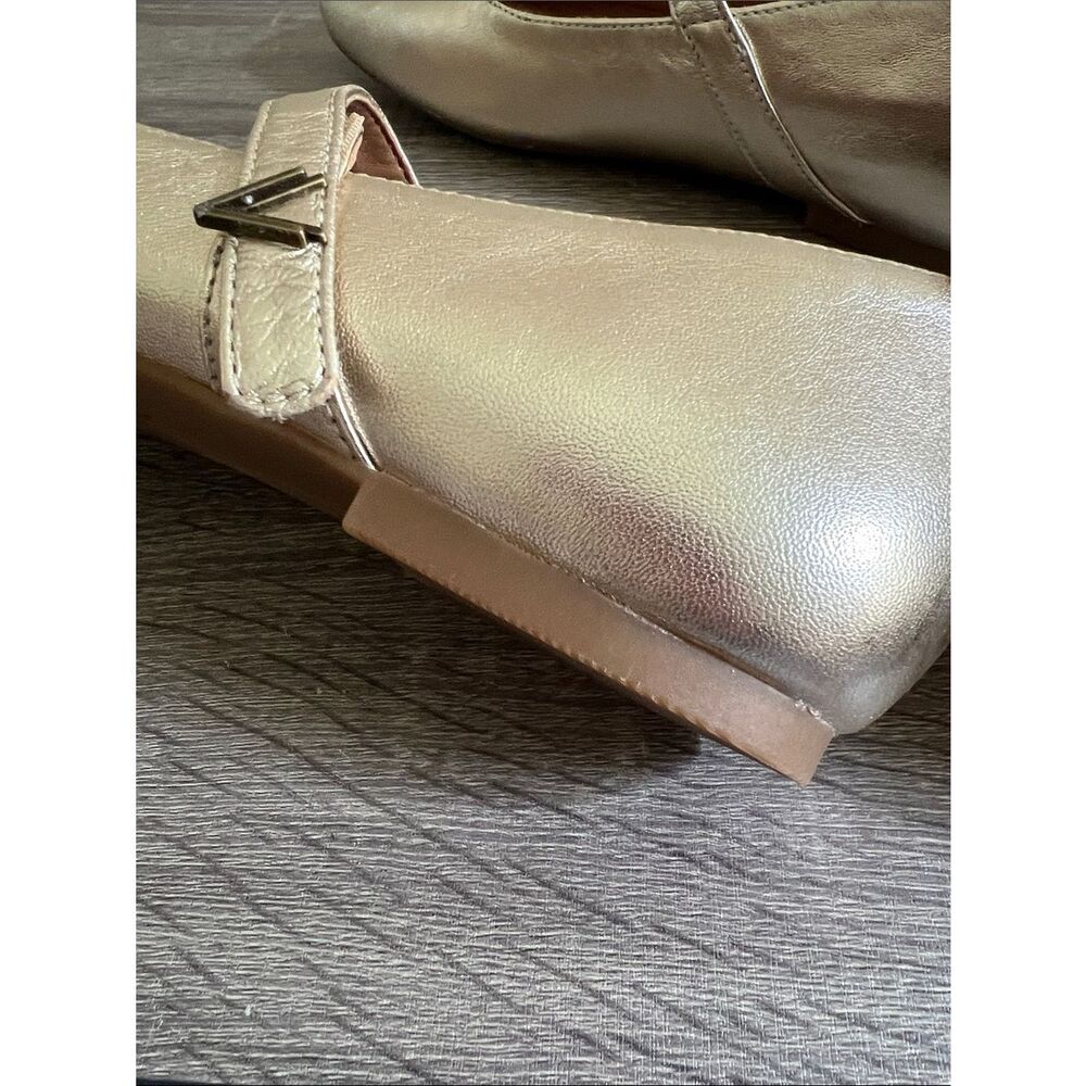 New Women’s Vionic Alameda Mary Jane Flat Gold Leather 8.5 - Picture 9 of 10